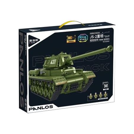 PanlosBrick 632018 Panlos Brick 632018 non  XE TĂNG HẠNG NẶNG JS-2 bộ đồ chơi xếp lắp ráp ghép mô hình Military Army Quân Sự Bộ Đội