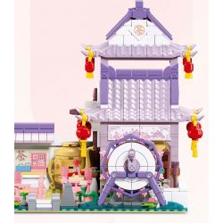 SLUBAN M38-B1078 B1078 1078 M38B1078 38-B1078 non  CÔ GÁI ĐẦY MÀU SẮC TRONG MƠ HỒNG QUÁN TRÀ bộ đồ chơi xếp lắp ráp ghép mô hình Girl Con Gái 981 khối