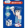 FUNIFY W8004 8004 non  CUỘC SỐNG HÀNG NGÀY CỦA POPPER VÀ PIPI CÔ HẦU BÀN XINH ĐẸP bộ đồ chơi xếp lắp ráp ghép mô hình Movie & Game Phim Và Trò Chơi