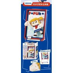 FUNIFY W8006 8006 non  CUỘC SỐNG ĐỜI THƯỜNG TƯƠI ĐẸP CỦA POP VÀ PIPI BỨC TRANH BA CHIỀU POPO bộ đồ chơi xếp lắp ráp ghép mô hình Movie & Game Phim Và Trò Chơi