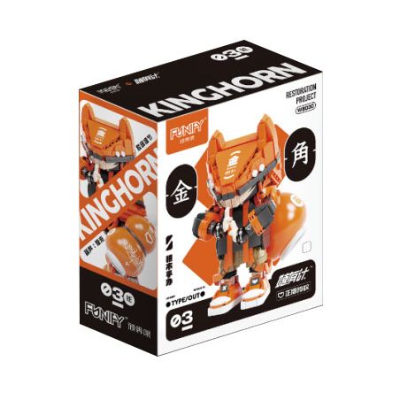 FUNIFY W8030 8030 non  CÓ KẾ HOẠCH GOLDEN HORN bộ đồ chơi xếp lắp ráp ghép mô hình KINGHORN