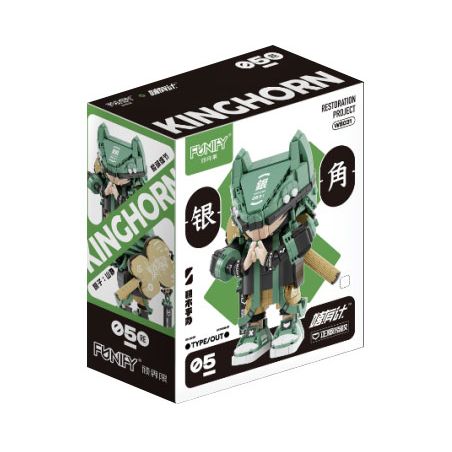 FUNIFY W8031 8031 non  CÓ KẾ HOẠCH SILVER HORN bộ đồ chơi xếp lắp ráp ghép mô hình KINGHORN