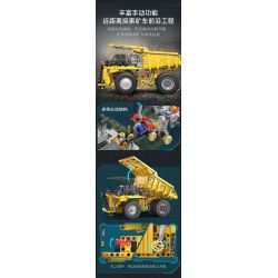 CADA DOUBLEE C65011 65011 non  XE TẢI TỰ ĐỔ KHAI THÁC CR240E CRRC bộ đồ chơi xếp lắp ráp ghép mô hình  Kỹ Thuật Công Nghệ Cao Mô Hình Phương Tiện 1931 khối