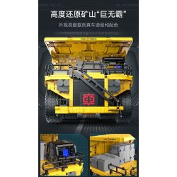 CADA DOUBLEE C65011 65011 non  XE TẢI TỰ ĐỔ KHAI THÁC CR240E CRRC bộ đồ chơi xếp lắp ráp ghép mô hình  Kỹ Thuật Công Nghệ Cao Mô Hình Phương Tiện 1931 khối