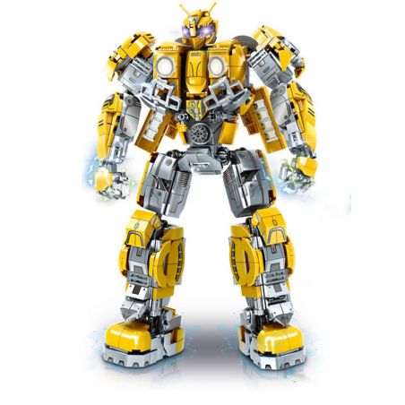7069 non  MÁY BIẾN ÁP ONG bộ đồ chơi xếp lắp ráp ghép mô hình Movie & Game AUTOMOBILE ROBOT Phim Và Trò Chơi 927 khối