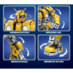 7069 non  MÁY BIẾN ÁP ONG bộ đồ chơi xếp lắp ráp ghép mô hình Movie & Game AUTOMOBILE ROBOT Phim Và Trò Chơi 927 khối