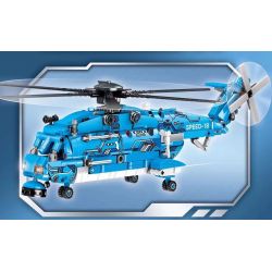 LE YI 81052 non  MÁY BIẾN HÌNH ĐIÊN CUỒNG BAY CHIẾN ĐẤU TRỰC THĂNG Z-18 bộ đồ chơi xếp lắp ráp ghép mô hình Military Army Quân Sự Bộ Đội 665 khối