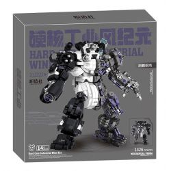 SOUZOSHA 212222 non  NGÀNH CÔNG NGHIỆP HẠNG NẶNG GẤU TRÚC CƠ KHÍ bộ đồ chơi xếp lắp ráp ghép mô hình 1426 khối