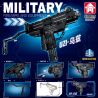 LE YI 88087 non  SÚNG TIỂU LIÊN UZI bộ đồ chơi xếp lắp ráp ghép mô hình Military Army Quân Sự Bộ Đội 402 khối