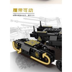 Kazi KY84156 84156 non  TRANG BỊ HIỆN ĐẠI XE TĂNG KHỔNG LỒ TIA CHỚP VÀNG ĐEN 4 TỔ HỢP HẠNG NẶNG TRẠM CHÍNH T90 LECLERC CHIẾN ĐẤU CHỦ LỰC M1A2 CHALLENGER bộ đồ chơi xếp lắp ráp ghép mô hình Military Army INFORMATION WAEFARE Quân Sự Bộ Đội 1134 khối