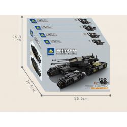 Kazi KY84156 84156 non  TRANG BỊ HIỆN ĐẠI XE TĂNG KHỔNG LỒ TIA CHỚP VÀNG ĐEN 4 TỔ HỢP HẠNG NẶNG TRẠM CHÍNH T90 LECLERC CHIẾN ĐẤU CHỦ LỰC M1A2 CHALLENGER bộ đồ chơi xếp lắp ráp ghép mô hình Military Army INFORMATION WAEFARE Quân Sự Bộ Đội 1134 khối