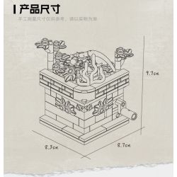 Kazi KY81114 81114 non  CÔN TRÙNG VÀ HOA CÓ 4 LOẠI BỌ RÙA LAN TRẮNG BƯỚM AGAVE ONG VIOLET CÁNH CỨNG CÂY THƠM bộ đồ chơi xếp lắp ráp ghép mô hình Creator INSECT AND FLOWERS Sáng Tạo 1134 khối