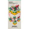 Kazi KY81114 81114 non  CÔN TRÙNG VÀ HOA CÓ 4 LOẠI BỌ RÙA LAN TRẮNG BƯỚM AGAVE ONG VIOLET CÁNH CỨNG CÂY THƠM bộ đồ chơi xếp lắp ráp ghép mô hình Creator INSECT AND FLOWERS Sáng Tạo 1134 khối