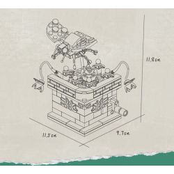Kazi KY81114 81114 non  CÔN TRÙNG VÀ HOA CÓ 4 LOẠI BỌ RÙA LAN TRẮNG BƯỚM AGAVE ONG VIOLET CÁNH CỨNG CÂY THƠM bộ đồ chơi xếp lắp ráp ghép mô hình Creator INSECT AND FLOWERS Sáng Tạo 1134 khối