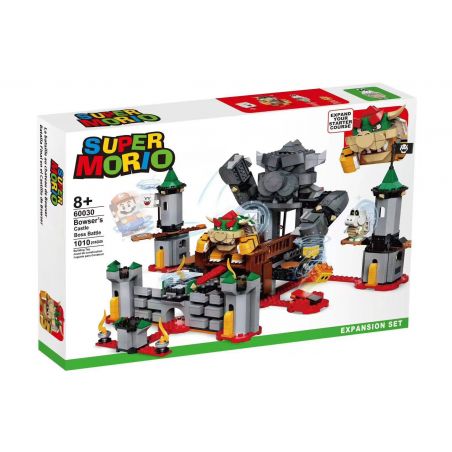 NOT  BOWSER'S CASTLE BOSS BATTLE EXPANSION SET 71369 TANK 60030 xếp lắp ráp ghép mô hình SUPER MARIO MỞ RỘNG CHIẾN ĐẤU VỚI TRÙM COOL KING'S CASTLE TRẬN LÂU ĐÀI CỦA BOWSER Thợ Sửa Ống Nước 1010 khối