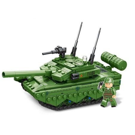 MINGDI LEIBAO K0715 0715 non  VŨ KHÍ QUAN TRỌNG NHẤT CỦA ĐẤT NƯỚC XE TĂNG CHIẾN ĐẤU CHỦ LỰC 99A bộ đồ chơi xếp lắp ráp ghép mô hình Military Army Quân Sự Bộ Đội 351 khối