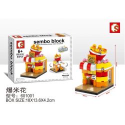 SEMBO WEKKI VIGGI 601001 non  CỬA HÀNG BỎNG NGÔ bộ đồ chơi xếp lắp ráp ghép mô hình Creator SEMBO BLOCK Sáng Tạo 84 khối