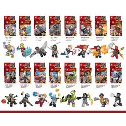 SY 1060 non  AVENGERS 3 NHÂN VẬT NHỎ 16 KIỂU bộ đồ chơi xếp lắp ráp ghép mô hình Marvel Super Heroes HEROES ASSEMBLE Siêu Anh Hùng Marvel 277 khối