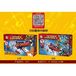 SY 7017 non  IRON MAN-SÚNG BẮN ĐẠN NHỰA MỀM CHARGE bộ đồ chơi xếp lắp ráp ghép mô hình  HEROSE ASSEMBLE Kỹ Thuật Công Nghệ Cao Mô Hình Phương Tiện 305 khối
