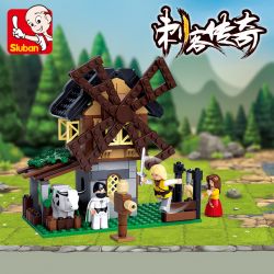 SLUBAN M38-B0617 B0617 0617 M38B0617 38-B0617 non  SÂN TẬP CỐI XAY GIÓ bộ đồ chơi xếp lắp ráp ghép mô hình Legend Warriors Chiến Binh Huyền Thoại 291 khối