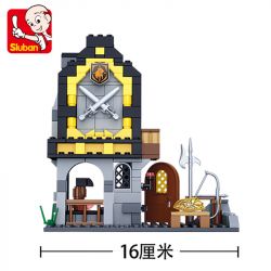 SLUBAN M38-B0615 B0615 0615 M38B0615 38-B0615 non  GIÁM ĐỐC VÀNG bộ đồ chơi xếp lắp ráp ghép mô hình Medieval Castle Chiến Tranh Trung Cổ 280 khối