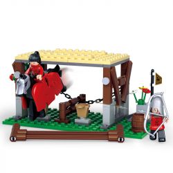 SLUBAN M38-B0611 B0611 0611 M38B0611 38-B0611 non  QUÂN ĐỘI HOÀNG GIA ỔN ĐỊNH bộ đồ chơi xếp lắp ráp ghép mô hình Legend Warriors Chiến Binh Huyền Thoại 129 khối