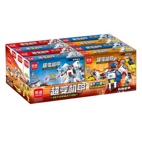 MINGDI LEIBAO K0506 0506 non  MECHA SIÊU THAY ĐỔI ARES 4 TỔ HỢP bộ đồ chơi xếp lắp ráp ghép mô hình Racers DEFORMATION Đua Tốc Độ 833 khối