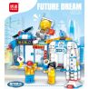 MINGDI LEIBAO 10169 non  DREAM MAKER GIẤC MƠ CỦA CHUYẾN BAY VŨ TRỤ bộ đồ chơi xếp lắp ráp ghép mô hình City FUTURE DREAM Thành Phố 467 khối