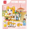 MINGDI LEIBAO 10170 non  DREAM MAKER GIẤC MƠ CỦA THÚ CƯNG Y TẾ bộ đồ chơi xếp lắp ráp ghép mô hình City FUTURE DREAM Thành Phố 478 khối
