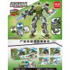 MINGDI LEIBAO K0502 0502 non  LỰC LƯỢNG VŨ TRANG TỔ HỢP WAR MECHA 4 bộ đồ chơi xếp lắp ráp ghép mô hình Military Army ARMED FORCES Quân Sự Bộ Đội 905 khối