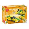 MINGDI LEIBAO K0503 0503 non  4 LOẠI BỂ BIẾN ÁP bộ đồ chơi xếp lắp ráp ghép mô hình Racers DEFORMATION Đua Tốc Độ 869 khối