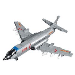 MINGDI LEIBAO K0891 0891 non  VŨ KHÍ QUAN TRỌNG NHẤT CỦA ĐẤT NƯỚC MÁY BAY NÉM BOM 6K bộ đồ chơi xếp lắp ráp ghép mô hình Military Army A SHARP WEAPON OF THE COUNTRY Quân Sự Bộ Đội 426 khối