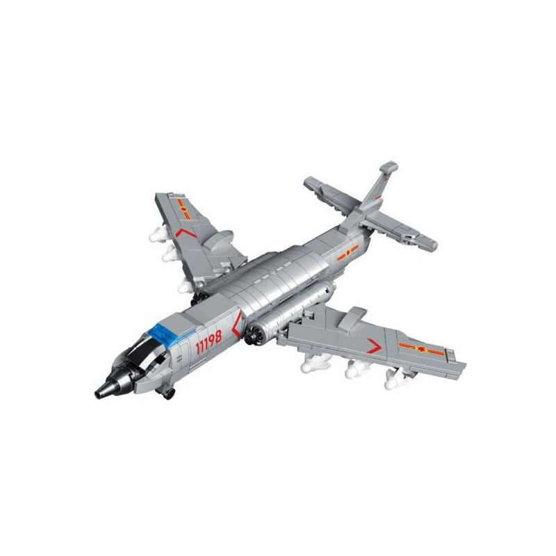 MINGDI LEIBAO K0891 0891 non  VŨ KHÍ QUAN TRỌNG NHẤT CỦA ĐẤT NƯỚC MÁY BAY NÉM BOM 6K bộ đồ chơi xếp lắp ráp ghép mô hình Military Army A SHARP WEAPON OF THE COUNTRY Quân Sự Bộ Đội 426 khối