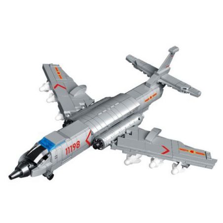 MINGDI LEIBAO K0891 0891 non  VŨ KHÍ QUAN TRỌNG NHẤT CỦA ĐẤT NƯỚC MÁY BAY NÉM BOM 6K bộ đồ chơi xếp lắp ráp ghép mô hình Military Army A SHARP WEAPON OF THE COUNTRY Quân Sự Bộ Đội 426 khối