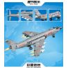 MINGDI LEIBAO K0891 0891 non  VŨ KHÍ QUAN TRỌNG NHẤT CỦA ĐẤT NƯỚC MÁY BAY NÉM BOM 6K bộ đồ chơi xếp lắp ráp ghép mô hình Military Army A SHARP WEAPON OF THE COUNTRY Quân Sự Bộ Đội 426 khối