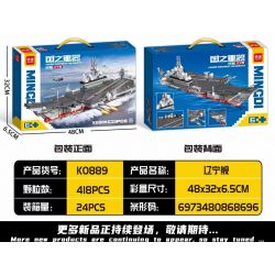 MINGDI LEIBAO K0889 0889 non  VŨ KHÍ QUAN TRỌNG NHẤT CỦA ĐẤT NƯỚC TÀU H16 LIÊU NINH bộ đồ chơi xếp lắp ráp ghép mô hình Military Army A SHARP WEAPON OF THE COUNTRY Quân Sự Bộ Đội 418 khối