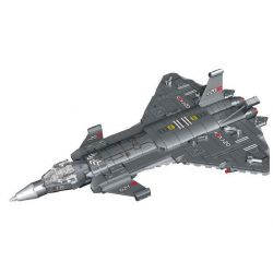 MINGDI LEIBAO K0887 0887 non  VŨ KHÍ QUAN TRỌNG NHẤT CỦA ĐẤT NƯỚC TIÊM KÍCH J-20 bộ đồ chơi xếp lắp ráp ghép mô hình Military Army A SHARP WEAPON OF THE COUNTRY Quân Sự Bộ Đội 424 khối