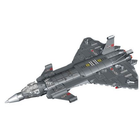 MINGDI LEIBAO K0887 0887 non  VŨ KHÍ QUAN TRỌNG NHẤT CỦA ĐẤT NƯỚC TIÊM KÍCH J-20 bộ đồ chơi xếp lắp ráp ghép mô hình Military Army A SHARP WEAPON OF THE COUNTRY Quân Sự Bộ Đội 424 khối