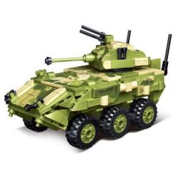 MINGDI LEIBAO K0883 0883 non  VŨ KHÍ QUAN TRỌNG NHẤT CỦA ĐẤT NƯỚC XE BỌC THÉP DRAGOON bộ đồ chơi xếp lắp ráp ghép mô hình Military Army A SHARP WEAPON OF THE COUNTRY Quân Sự Bộ Đội 401 khối