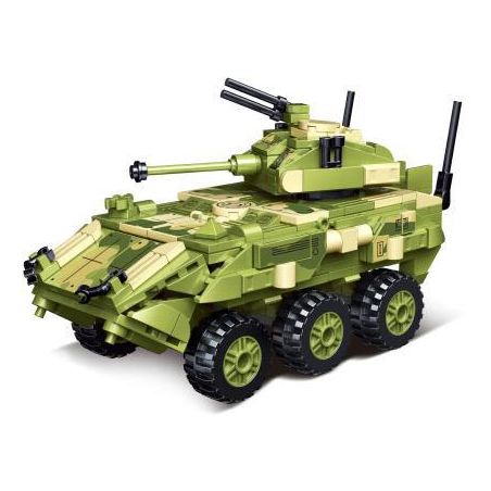 MINGDI LEIBAO K0883 0883 non  VŨ KHÍ QUAN TRỌNG NHẤT CỦA ĐẤT NƯỚC XE BỌC THÉP DRAGOON bộ đồ chơi xếp lắp ráp ghép mô hình Military Army A SHARP WEAPON OF THE COUNTRY Quân Sự Bộ Đội 401 khối