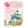 MINGDI LEIBAO K0709 0709 non  LÂU ĐÀI CÔNG CHÚA HOA ĐẦY bộ đồ chơi xếp lắp ráp ghép mô hình PRINCESS CASTLE 504 khối