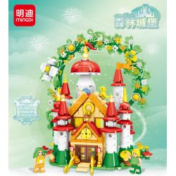 MINGDI LEIBAO K0710 0710 non  LÂU ĐÀI CÔNG CHÚA TRONG RỪNG bộ đồ chơi xếp lắp ráp ghép mô hình PRINCESS CASTLE 501 khối