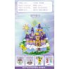MINGDI LEIBAO K0711 0711 non  LÂU ĐÀI CÔNG CHÚA ẢO bộ đồ chơi xếp lắp ráp ghép mô hình PRINCESS CASTLE 503 khối