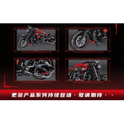 LEIBAO 8160 non  ĐẠP XE VỚI TỐC ĐỘ HARLEY WILD LUTHERAN bộ đồ chơi xếp lắp ráp ghép mô hình  MOTORCYCLE Kỹ Thuật Công Nghệ Cao Mô Hình Phương Tiện 826 khối