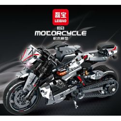 LEIBAO 8163 non  LÁI XE TỐC ĐỘ YAMAHA R1M bộ đồ chơi xếp lắp ráp ghép mô hình  MOTORCYCLE Kỹ Thuật Công Nghệ Cao Mô Hình Phương Tiện 842 khối