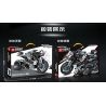 LEIBAO 8163 non  LÁI XE TỐC ĐỘ YAMAHA R1M bộ đồ chơi xếp lắp ráp ghép mô hình  MOTORCYCLE Kỹ Thuật Công Nghệ Cao Mô Hình Phương Tiện 842 khối