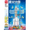 MINGDI LEIBAO K0719 0719 non  DỰ ÁN SPARK BỆ PHÓNG NGÔI SAO bộ đồ chơi xếp lắp ráp ghép mô hình City STAR LAUNCH PAD Thành Phố 1080 khối