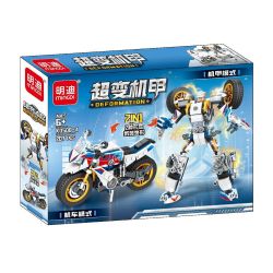 MINGDI LEIBAO K0508 0508 non  MECHA SIÊU BIẾN HÌNH ÁO GIÁP XE MÁY 4 MẪU bộ đồ chơi xếp lắp ráp ghép mô hình Racers DEFORMATION Đua Tốc Độ 842 khối
