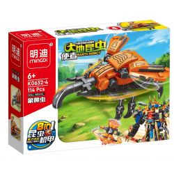 MINGDI LEIBAO K0632 0632 non  SỨ GIẢ CÔN TRÙNG TRÁI ĐẤT 8 MẪU bộ đồ chơi xếp lắp ráp ghép mô hình MESSENGER EARTH INSECT 891 khối