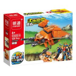 MINGDI LEIBAO K0632 0632 non  SỨ GIẢ CÔN TRÙNG TRÁI ĐẤT 8 MẪU bộ đồ chơi xếp lắp ráp ghép mô hình MESSENGER EARTH INSECT 891 khối